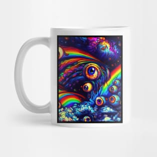 Psychedelic abstract artwork Mug